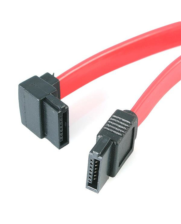 StarTech.com Câble Serial ATA (SATA) vers SATA à angle gauche 30 cm StarTech.com Câble Serial ATA (SATA) vers SATA à angle gauche 30 cm