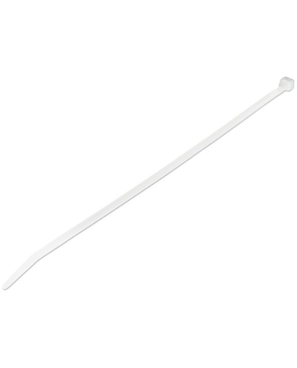 StarTech.com Colliers de Serrage 25 cm Blancs - Largeur 4 mm - Diam. faisceau 68 mm - Résistance traction 22 kg - Fermeture glis
