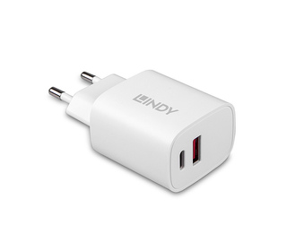 Lindy 73413 chargeur d'appareils mobiles Universel Blanc Secteur Charge rapide Intérieure