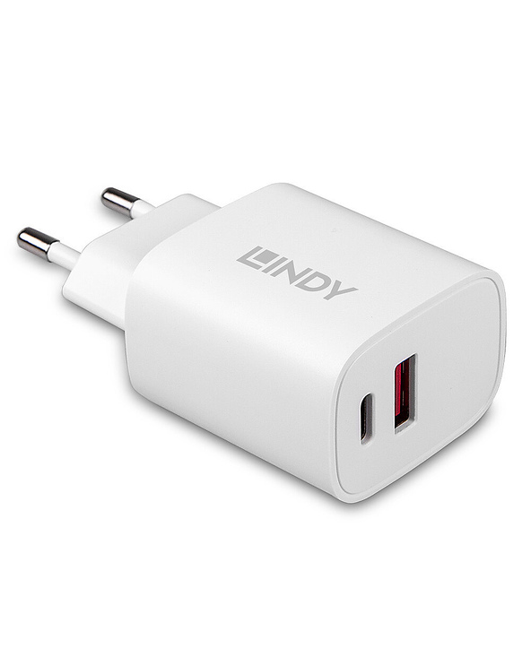 Lindy 73413 chargeur d'appareils mobiles Universel Blanc Secteur Charge rapide Intérieure