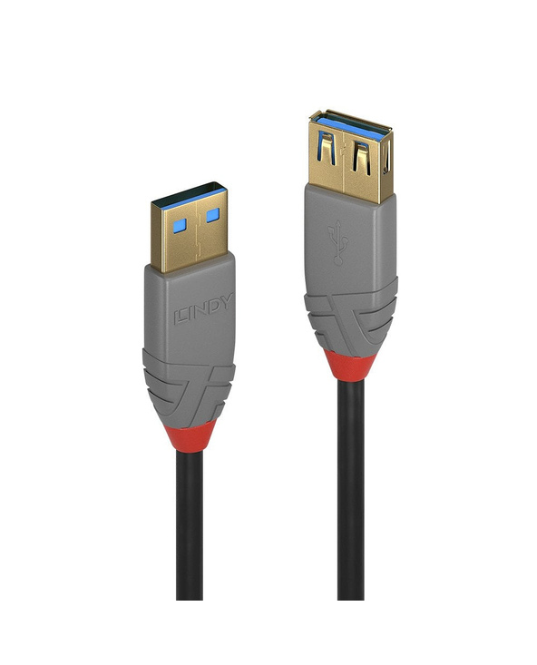 Lindy Rallonge USB 3.2 type A, Anthra Line, 1m