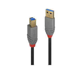 Lindy 36741 câble USB 1 m USB 3.2 Gen 1 (3.1 Gen 1) USB A USB B Noir
