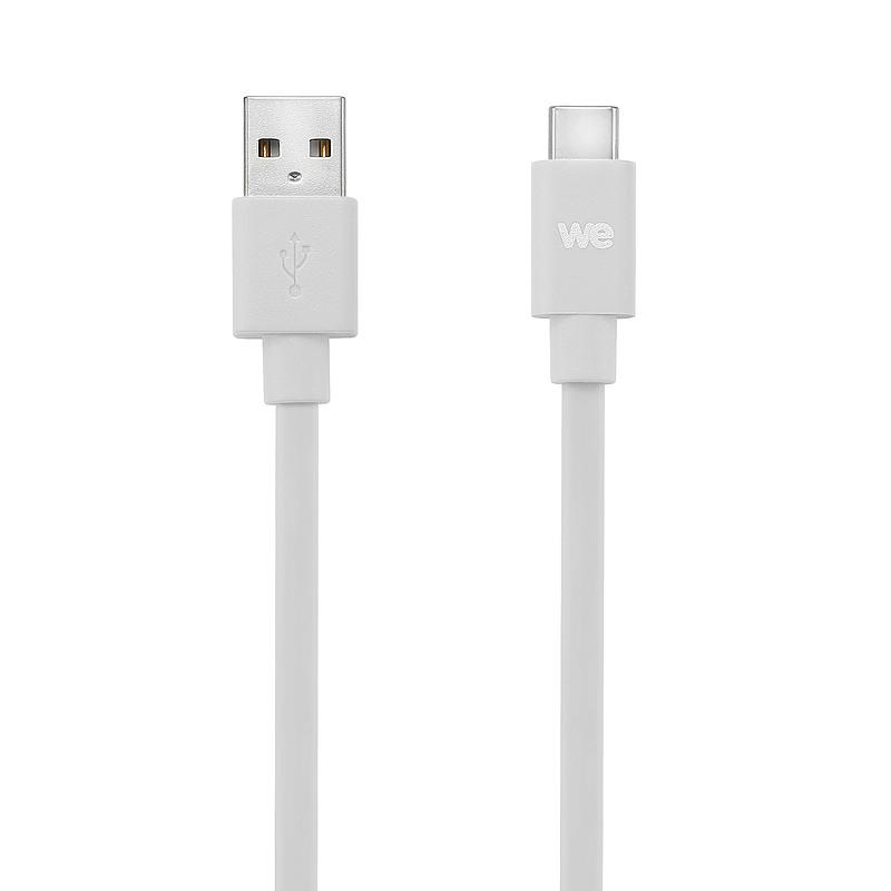 WE WEUSBCUSBPLAT100BL31 câble USB 1 m USB 3.2 Gen 2 (3.1 Gen 2) USB C USB A Blanc