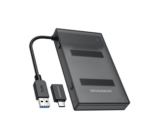 GRAUGEAR G-2603-AC Station d'accueil de disques de stockage USB 3.2 Gen 1 (3.1 Gen 1) Type-A Noir