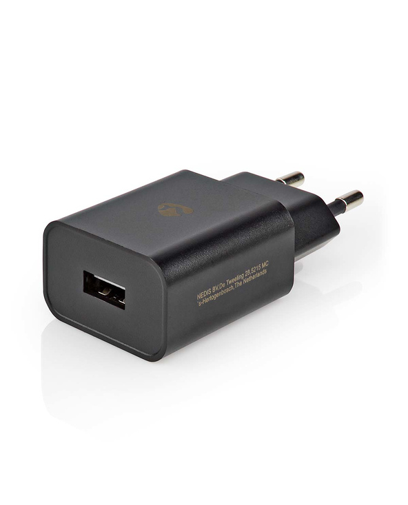 Nedis WCHAU242ABK chargeur d'appareils mobiles Universel Noir Secteur Intérieure