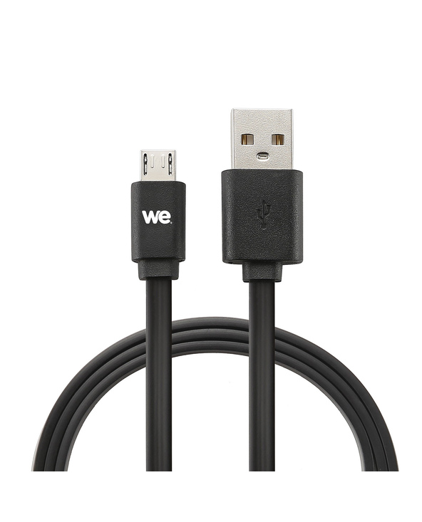 WE WEUSBMICROPLREV200N câble USB 2 m USB A Micro-USB A Noir