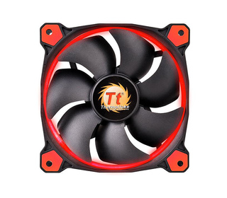 Thermaltake Riing 12 Boitier PC Ventilateur 12 cm Noir, Rouge