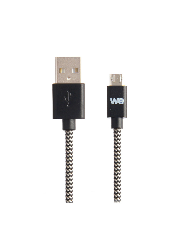 WE WEUSBMICRONYREV200N câble USB 2 m USB A Micro-USB A Noir, Blanc