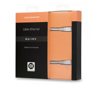 D2 Diffusion D2RJ45D1000 câble de réseau Blanc 10 m Cat6