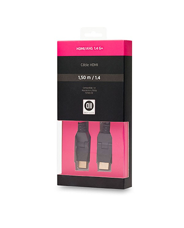 D2 Diffusion D2HDMI150ROT câble HDMI 1,5 m HDMI Type A (Standard) Noir