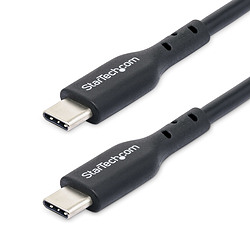 StarTech.com Chargeur USB-C de 2m, Câble USB-C, Cordon de Recharge USB 2.0 Type-C pour Ordinateur Portable, Câble de Chargement,