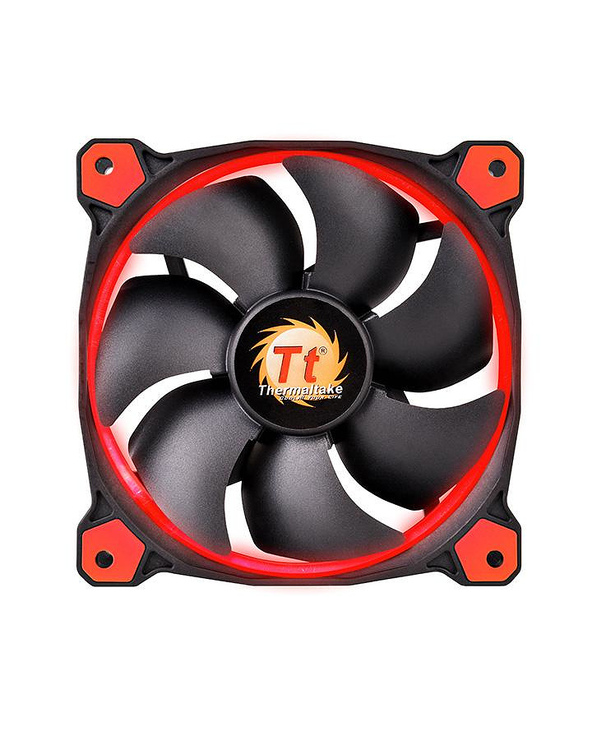 Thermaltake Riing 14 Boitier PC Ventilateur 14 cm Noir, Rouge
