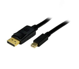 MCL MC395-2M câble DisplayPort Mini DisplayPort Noir