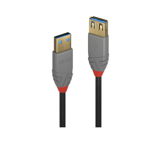 Lindy 36762 câble USB 2 m USB 3.2 Gen 1 (3.1 Gen 1) USB A Noir