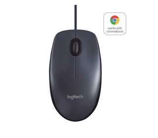 Logitech B100 souris Bureau Ambidextre USB Type-A Optique 800 DPI