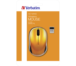 Verbatim Go Nano souris Bureau Ambidextre RF sans fil 1600 DPI