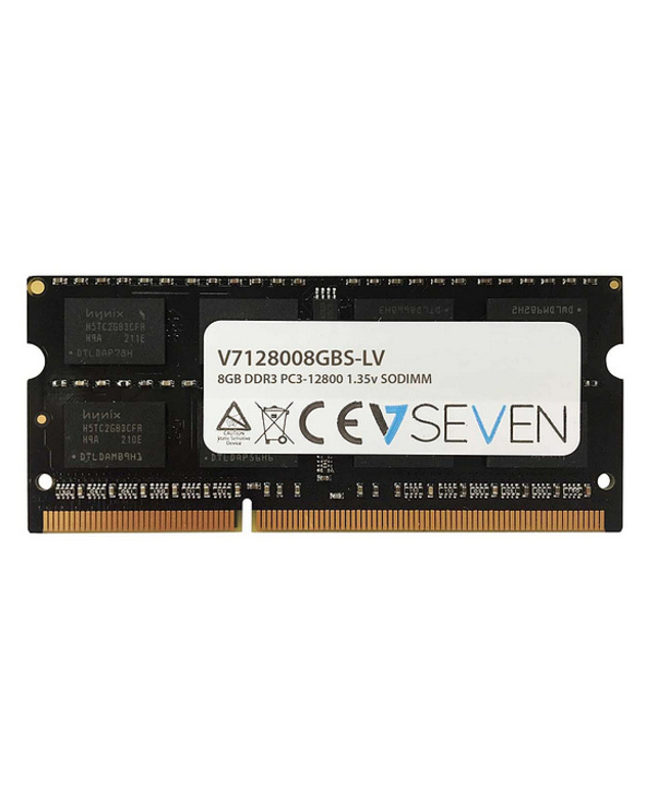 V7 8GB DDR3 PC3-12800 - 1600mhz SO DIMM Notebook Module de mémoire - V7128008GBS-LV
