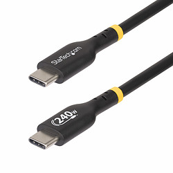 StarTech.com Câble de Recharge USB-C de 1m, Cordon USB-C Certifié USB-IF, 240W PD EPR, Câble Chargeur USB 2.0 Type-C pour Ordina
