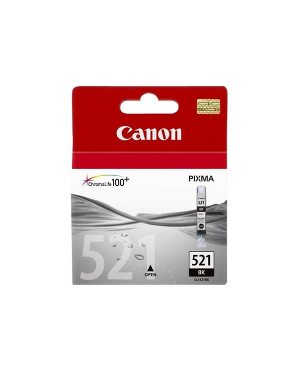 Canon CLI-521 BK cartouche d'encre 1 pièce(s) Original Noir