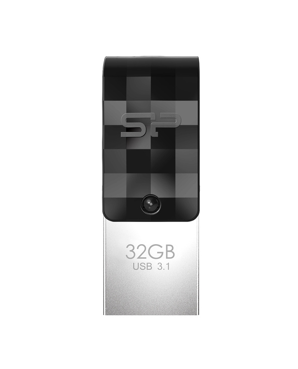 Silicon Power Mobile C31 lecteur USB flash 32 Go USB Type-A / USB Type-C 3.2 Gen 1 (3.1 Gen 1) Noir, Argent