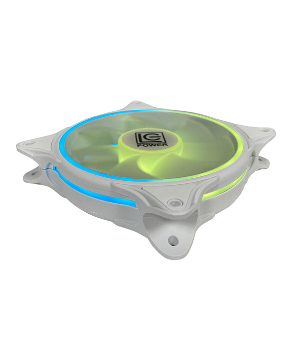 LC-Power LC-CF-120-ARGB-W système de refroidissement d’ordinateur Boitier PC Ventilateur 12 cm Blanc