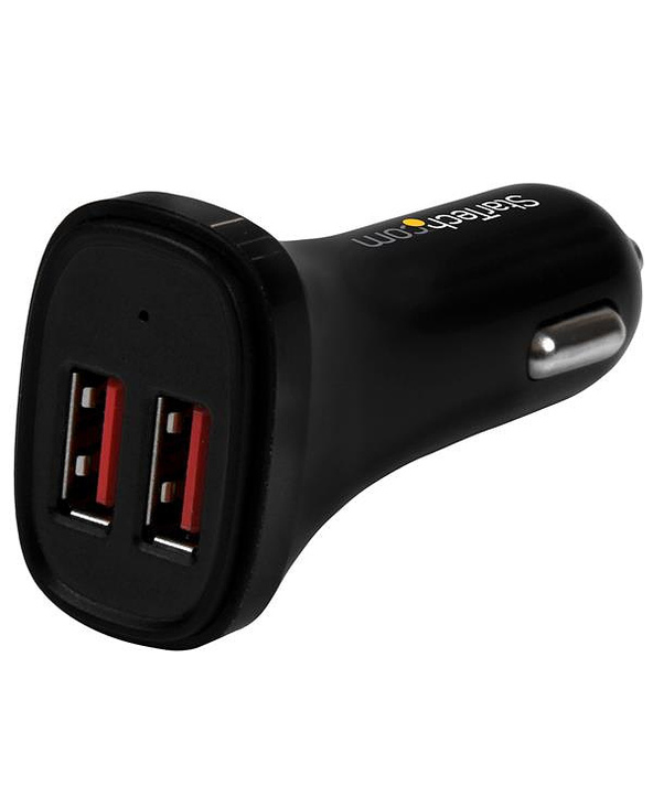 StarTech.com Chargeur de voiture USB à 2 ports - Haute puissance (24 W/4,8 A) - Noir