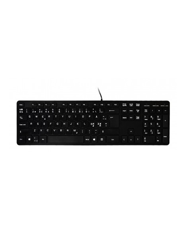 Port Designs 900752-FR clavier Bureau USB AZERTY Français Noir