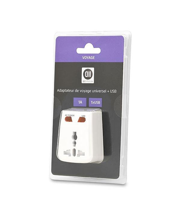 D2 Diffusion D2ADPVOY1USBB adaptateur de puissance & onduleur Intérieure 660 W Blanc