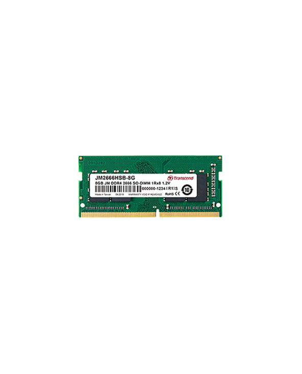 Transcend JM2666HSH-4G module de mémoire 4 Go 1 x 4 Go DDR4 2666 MHz