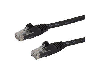 StarTech.com Cordon de raccordement UTP CAT6 - 1,5 m - Sans crochet - Câble patch RJ45 - Noir