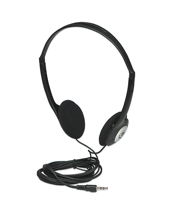 Manhattan 177481 écouteur/casque Écouteurs Avec fil Arceau Musique Noir