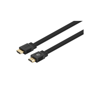 Manhattan 355599 câble HDMI 0,5 m HDMI Type A (Standard) Noir