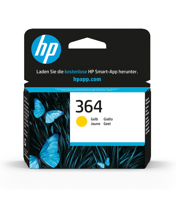 HP 364 cartouche d'encre jaune authentique