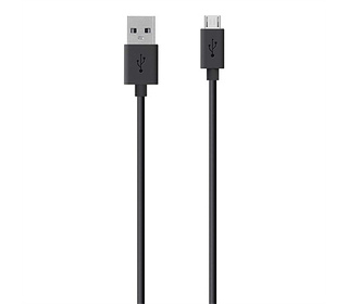 Belkin USB A - Micro-USB, 2m câble USB USB 2.0 Micro-USB B Noir