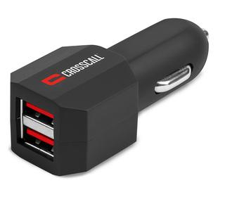 Crosscall CV2.PE.NR000 chargeur d'appareils mobiles Universel Noir, Rouge Allume-cigare Auto