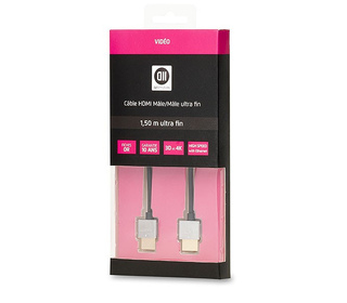D2 Diffusion D2HDMI150UF câble HDMI 1,5 m HDMI Type A (Standard) Noir
