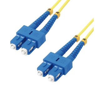 MCL 2m SC/SC OS2 câble InfiniBand et à fibres optiques Bleu, Jaune