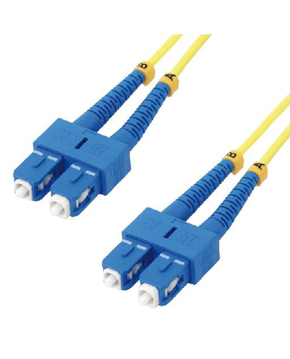MCL 2m SC/SC OS2 câble InfiniBand et à fibres optiques Bleu, Jaune