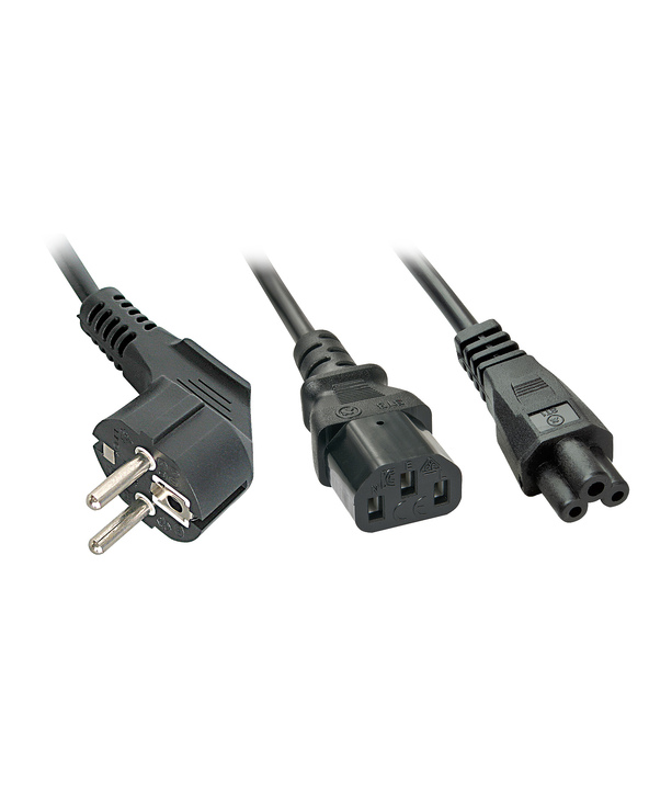 Lindy 30047 câble électrique Noir Coupleur C13 Coupleur C5