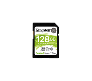 Kingston Technology Carte SDXC Canvas Select Plus 100R C10 UHS-I U3 V30 de 128 Go