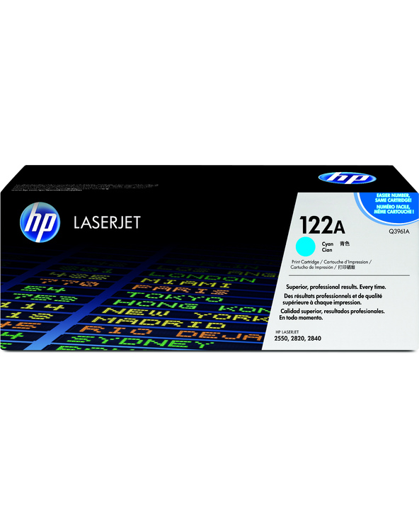 HP 122A Cyan Original LaserJet Toner Cartridge Cartouche de toner 1 pièce(s)