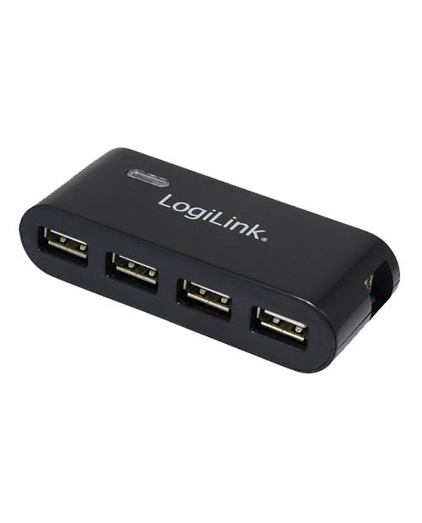 LogiLink UA0085 hub & concentrateur 480 Mbit/s Noir