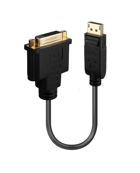 Lindy 41004 câble vidéo et adaptateur 0,15 m DisplayPort DVI-D Noir