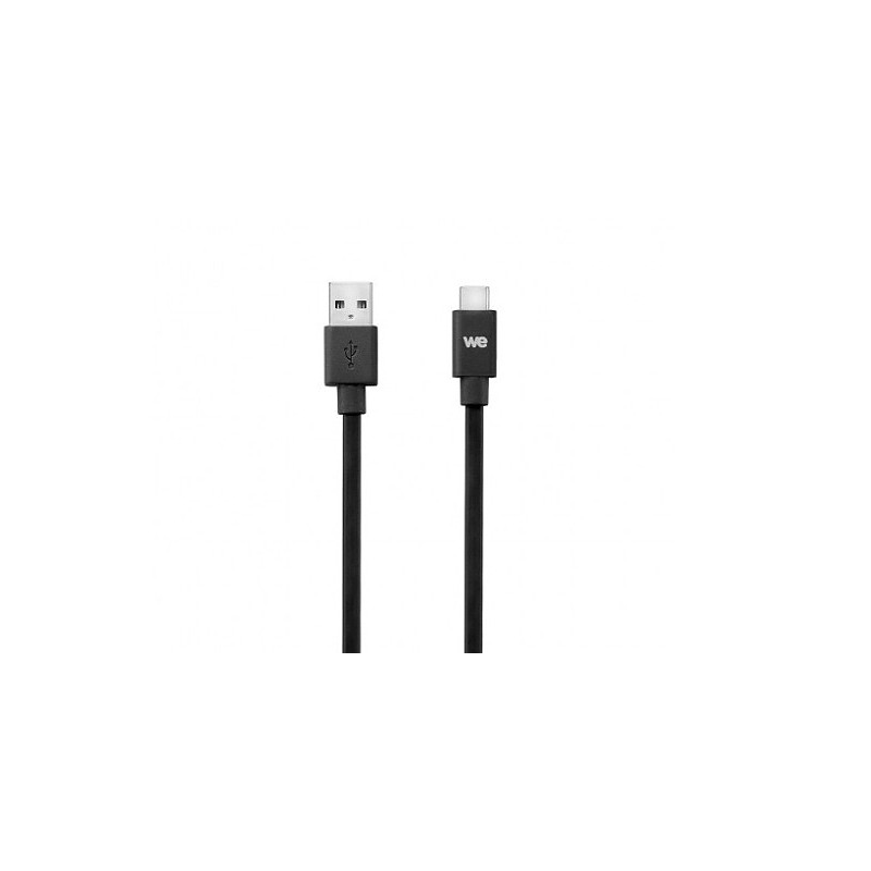 WE WEUSBCUSBPLAT200N câble USB 2 m USB 3.2 Gen 1 (3.1 Gen 1) USB A USB C Noir