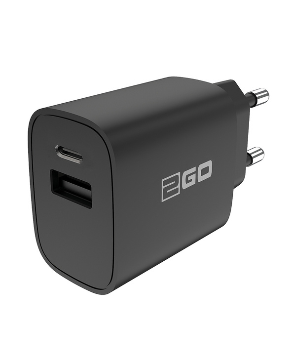 2GO 797273 chargeur d'appareils mobiles Universel Noir Secteur Charge rapide Intérieure
