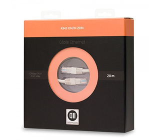 D2 Diffusion D2RJ45D2000 câble de réseau Blanc 20 m Cat6