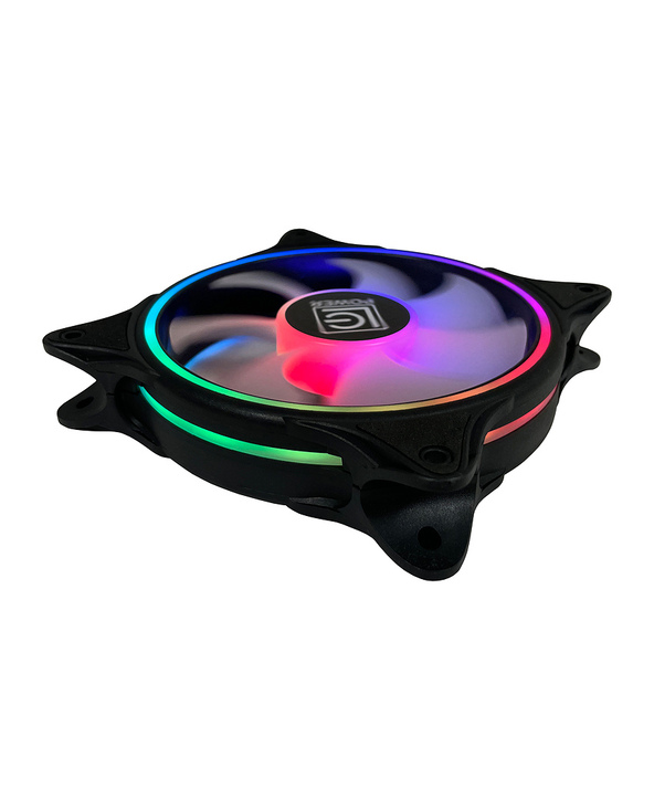 LC-Power LC-CF-120-ARGB-B système de refroidissement d’ordinateur Boitier PC Ventilateur 12 cm Noir