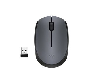 Logitech M170 Grey-K souris Bureau Ambidextre RF sans fil Optique 1000 DPI