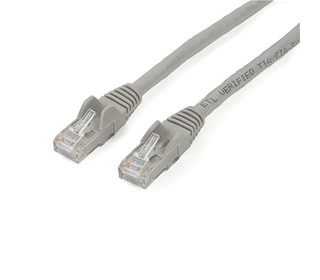 StarTech.com Câble réseau Cat6 Gigabit UTP sans crochet de 2m - Cordon Ethernet RJ45 anti-accroc - M/M - Gris