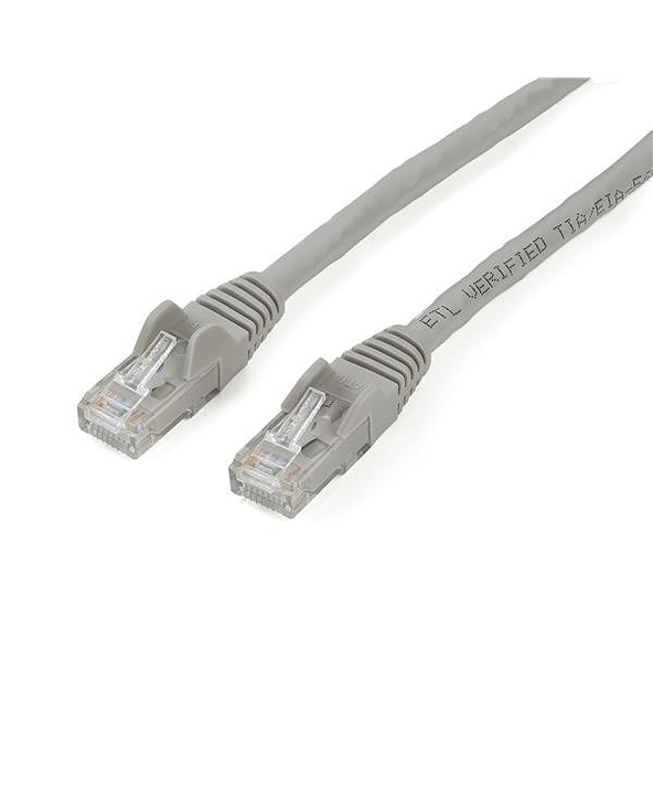 StarTech.com Câble réseau Cat6 Gigabit UTP sans crochet de 2m - Cordon Ethernet RJ45 anti-accroc - M/M - Gris
